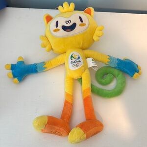 RIO Summer Olympics Brazil Plush Mascot Venecius Yellow Monkey Plush 2016